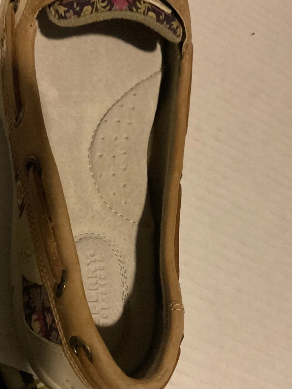 Sperry Kids Tan Slip-On Moccasin Boat Shoes